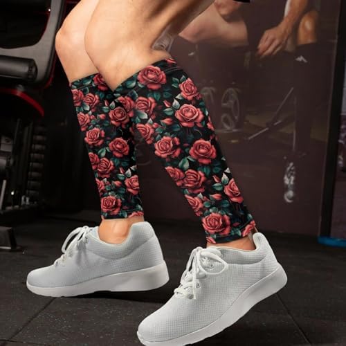 Calf Compression Sleeves for Men & Women Leg Compression Sleeve for Running, Cycling