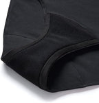 Thinx for All Period Underwear, Everyday Comfort Brief, Holds Up to 12 Regular Tampons*, Period Panties, Leakproof, Reusable & Controls Odor, Black, 2 Pack, L