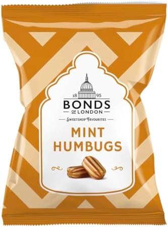 Bonds of London Mint Humbugs Bags 120g (Pack of 12)