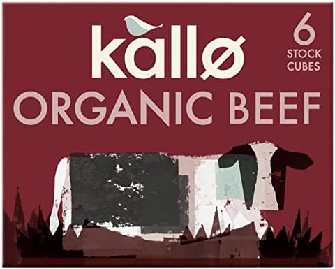 Kallo Organic Beef Stock Cubes (6x11g) - Pack of 2