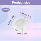 10 Pairs Silicone Glasses Ear Grips, Anti-Slip Soft Glasses Retainers Mini Eyewear Retainer for Sunglasses