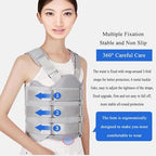 COYEUX Thoracolumbar Fixed Brace, Adjustable Inflatable Thoracolumbar Fixed Back Spinal Brace for Kyphosis, Mild Scoliosis and Post Surgery Support