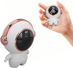 Mini Electric Hand Warmers Rechargeable, Fast Hot Hands Heater Pocket, Portable USB Digital Fast Heating Electric for Winter, Black and White (White)