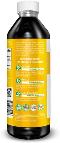 Herbal Goodness Mullein Drops for Lungs - Respiratory Support, Mullein Leaf Extract for Lungs, Bronchial & Lung Detox for Smokers, Organic Wild Mullen as Tea, Pills, Tincture - Made in USA - 12 Fl Oz