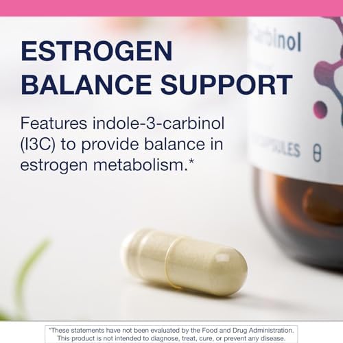 Metagenics Meta Indole-3-Carbinol Supplement - Supports Estrogen Hormone Balance, Antioxidant & Liver Health* - Non-GMO, Gluten-Free, Vegan - GMP Certified Facility - 60 Capsules