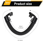 2 PCS Car Headrest Grab Handles, Car Rear Seat Assist Handle for Elderly, Automotive Mobility Aid Grip, Universal Vehicle Assist Safety Grip Handle for Kids (Black)
