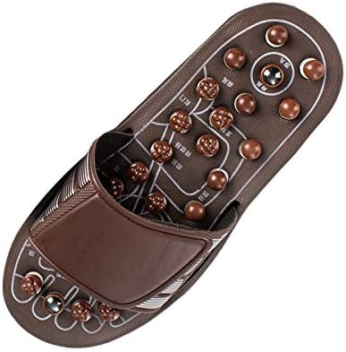 2 Pairs Acupressure Foot Massager Massage Slippers Shoes Reflexology Sandals Relief Plantar Fasciitis Arthritis,M & XL