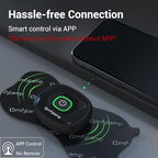 Comfytemp Wireless TENS Unit Muscle Stimulator with APP, FSA HSA Eligible Smart Dual Host TENS Machine for Pain Relief, EMS Device with 32 Modes, Pulse Muscle Massager for Back Shoulder Sciatica K6108
