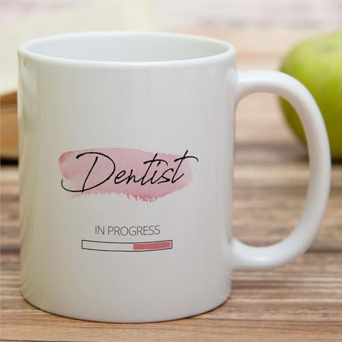 Retreez Funny Future Dentist Mug - Dentist In Progress Loading - 11 Oz Ceramic Coffee or Tea Cup - Hilarious Gift for Dental Student, Dentistry Degree Graduates - Graduations, Birthdays Gift for Her