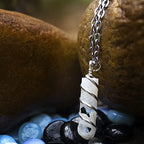 Rainbow Moonstone Healing Crystal Necklace - Lunar Pendant Balance, Inner Light, Love & Creativity