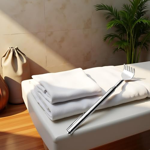 Telescoping Back Scratcher - Itching Relieve Portable Back Scratcher for Women Men Convenient Massage Tool Stainless Steel Telescoping Back Scratcher Tool