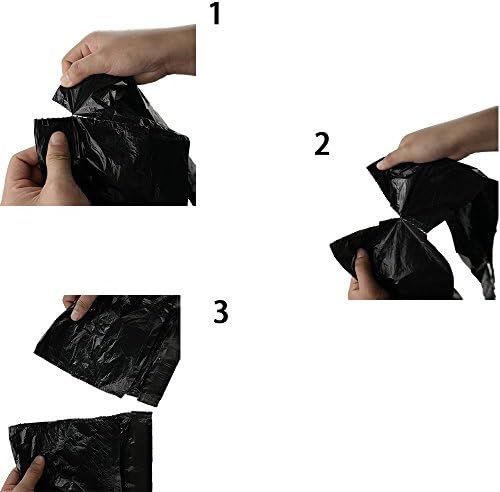 7 Gallon Black Kitchen Trash Bags, Garbage Bag, 250 Counts