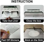 Pelocapa Disposable Hair Beard Catchers, Disposable Sink Protectors Liners for Trimming, 20 Pcs Large Sink Covers for Beard Grooming