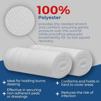 Gauze Rolls 3 inch 36 Rolls – Premium Quality Lint and Latex-Free Rolled Gauze 3 inches x 4.1 Yards - Conforming Stretch Bandages Designed for Effective Wound Care & Comfort