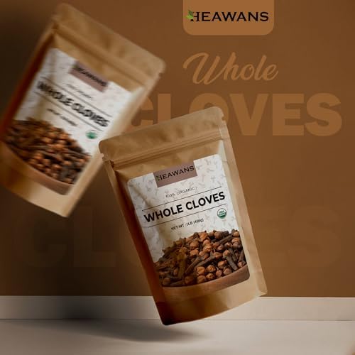 Heawans Organic premium Grade Whole Cloves 1 LB |16 oz (456g) (16 oz)