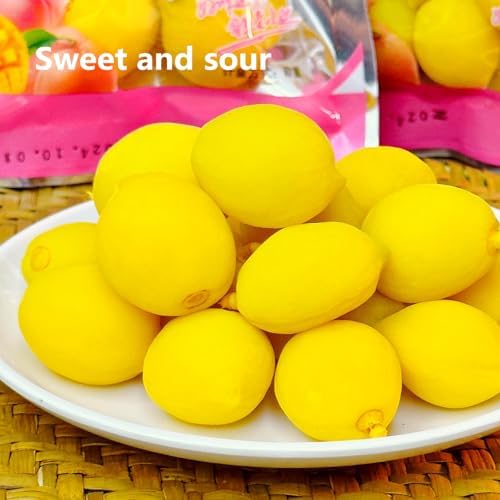 Sour Sweet Crispy Peaches,10 Pack Dried Fruit Peach Snacks1, Dried Peach,Fresh Fruit Snacks,Chinese Special Snacks,Office Essential Dry Fruits Sweet Sour Taste (style-1)
