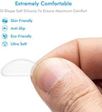 Silicone Adhesive Eyeglass Nose Pads - 20 Pairs Nose Pads for Eyeglasses