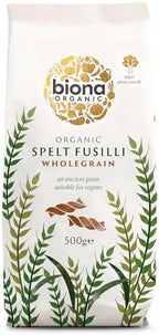 Biona Organic - Spelt Pasta - Wholegrain Fusilli - 500g