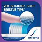 Sensodyne expert toothbrush Soft with 20 x slimmer bristle tips & tongue cleaner | Pack of 1