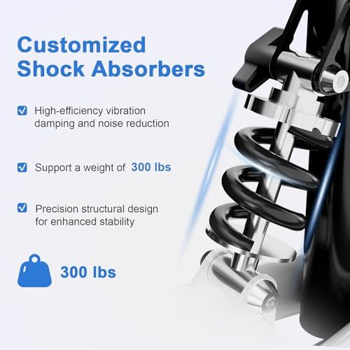 Aojin Knee Scooter for Adults for FootInjuries, 300lbs Capacity, All Terrain Foldable Knee Scooter Walker with Bag, 13" Wide Pu Seat, Compact Crutches Alternative (Black)