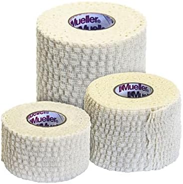 Mueller Tear-Light Tape, White, 7.6 cm x 6.8m, 1 roll