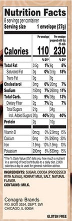 Swiss Miss Simply Cocoa Dark Chocolate Flavored Hot Cocoa Mix, 8 Count Hot Cocoa Mix Packets