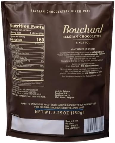Bouchard Belgian Milk Chocolate (5.29 OZ / 150g)