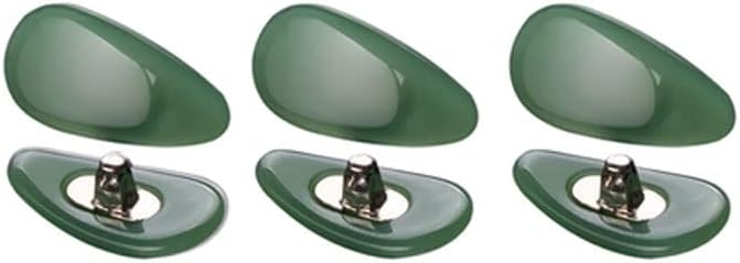 3 Pairs Jade Glasses Nose Pads Myopia Glasses Screw Type Nose Pad Accessories - Green