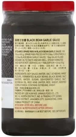 LKK Black Bean Garlic Sauce, 13 oz | Authentic Chinese Cooking Sauce for Stir-Fries, Marinades & Noodles [Pack of 3]