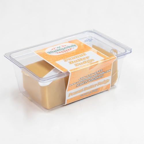 Valley Fudge, Peanut Butter, Fresh Artisan Fudge, Real Butter, Gourmet Candy, Half Pound Package
