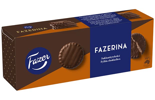 Fazer Fazerina biscuit Chocolate 20 Boxes of 142g 100oz