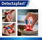 Detectaplast bandaids Waterproof Elastic, Blue Wound bandaids for handling Food, detectable bandaids for First aid Kits in the Catering Trade, 1,97 x 2,83 inches, 50 Pieces