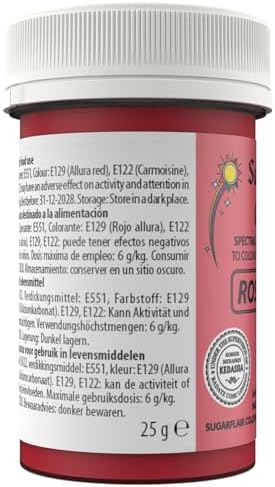 Rose Pink - Sugarflair Colouring Paste - 25g
