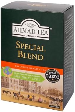 Ahmad Tea Black Tea, Special Blend Loose Leaf, 500 Gram Box