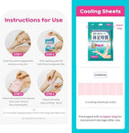 Lion Cooling Foot Patch 6 Sheets x 4 Packs, Relaxing Leg & Foot Cooling Sheets