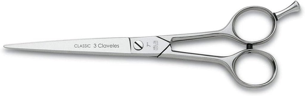 3 Claveles Classic Hairdressing Scissors 7 Inches