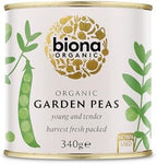 Biona Organic Garden Peas 340 g
