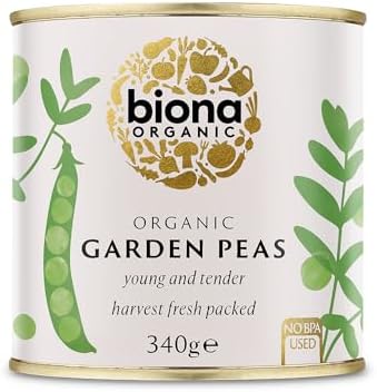 Biona Organic Garden Peas 340 g