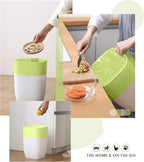 Compostable Trash Bags - FORID 13 Gallon Tall Kitchen Garbage Bags 80 Count Unscented Trash Can Liners 55 Liter Medium Wastebasket Bags for Bathroom Home Bedroom Office Garbage Can (5Rolls/Green)