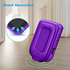 MEDMAX Silicone Case for Freestyle Libre 3 2 / Libre Reader, Lightweight Shockproof Anti Slip Protective Cover Soft Gel Skin with Raised Bezel (Purple)