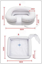 Bed-Ridden Shampoo Basin Patients with Elderly Home Care Pregnant Women Adult Lying in Bed Inflatable Care
