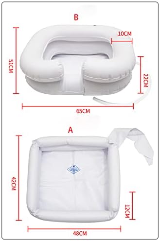 Bed-Ridden Shampoo Basin Patients with Elderly Home Care Pregnant Women Adult Lying in Bed Inflatable Care
