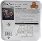 Gardiners of Scotland Handmade Fudge, Steven Brown - Allan & Jackie McZoo Clotted Cream Fudge 7 Ounce Square Tin