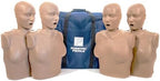 PRESTAN Professional Adult Female Manikin with CPR Feedback, 4-Pack (Dark Skin); Includes 50 Adult Face-Shield/Lung-Bags, Carry Bag and Instructions