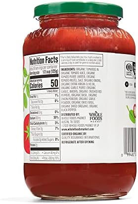 365 by Whole Foods Market, Organic Arrabbiata Pasta Sauce, 25 Ounce