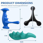Thumb Saver Massage Tools,Manual Trigger Point Massage Tool for Full Body Deep Tissue Massage,Professional Pressure Reflexology Equipment for Massage Therapists (1* Thumb-Shaped Massager)