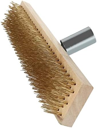 Broom Handle Bracket,Embedded Handle Bracket,Durable Metal Broom Handle Bracket,Broom Bracket for 20-26mm Wooden Handle (1PCS)