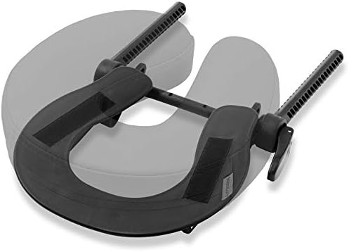 Saloniture Adjustable Massage Table Face Cradle and Pillow 3" Foam - Black