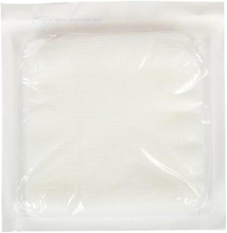 Paraffin Dressing Gauze10cm x 10cm Standard Ready for Use Pack of 10 Pcs