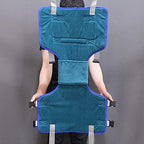 Elderly Gait Belt Divided Leg Sling for Elderly Disabled Full Body Patient Lift Sling Walking Standing Aids Carrier for Leg Thigh Arm Lumbar Relief Trainer (Blue Medium)